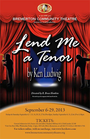 Lend Me a Tenor poster